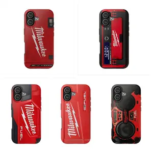 Red Mechanic Mobile Phone Case - Compatible with iPhone 7,8,X,11,12,13,14,15,16,17 & Samsung Galaxy S21,S22,S23,S24,S25 Series