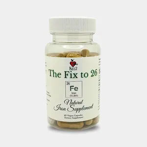 Fix To 26 Natural Iron Capsules | Plant-Based Iron Supplement