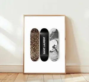 [SALE UP TO 50% + FREE SHIP] Iconic Skateboard Triptych Poster – Luxury Street Culture