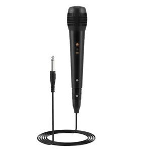 Universal 6.35mm(1/4'') Wired Microphone for Singing,Professional Vocal Dynamic Handheld Karaoke 10 ft (3m) Cable with On and Off Switch, for Speakers/Mixer/Machine/Amp/Speech/Karaoke and Outdoors