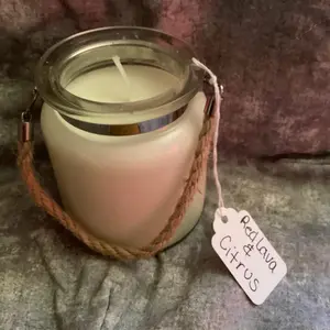Red Lava & Citrus Candle