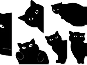 Magnetic Bookmarks - 6 Pieces Assorted Cute Book Markers Clip Set for Women Teachers Students Book Lovers Reading, for School Office Home Supplies, Kawaii Cat Magnet Page Markers