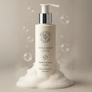 Montreux Skincare Swiss Science Youth Gentle Cleansing Cream 120ml - Natural Formula for Soft Clean Skin & DNA Protection