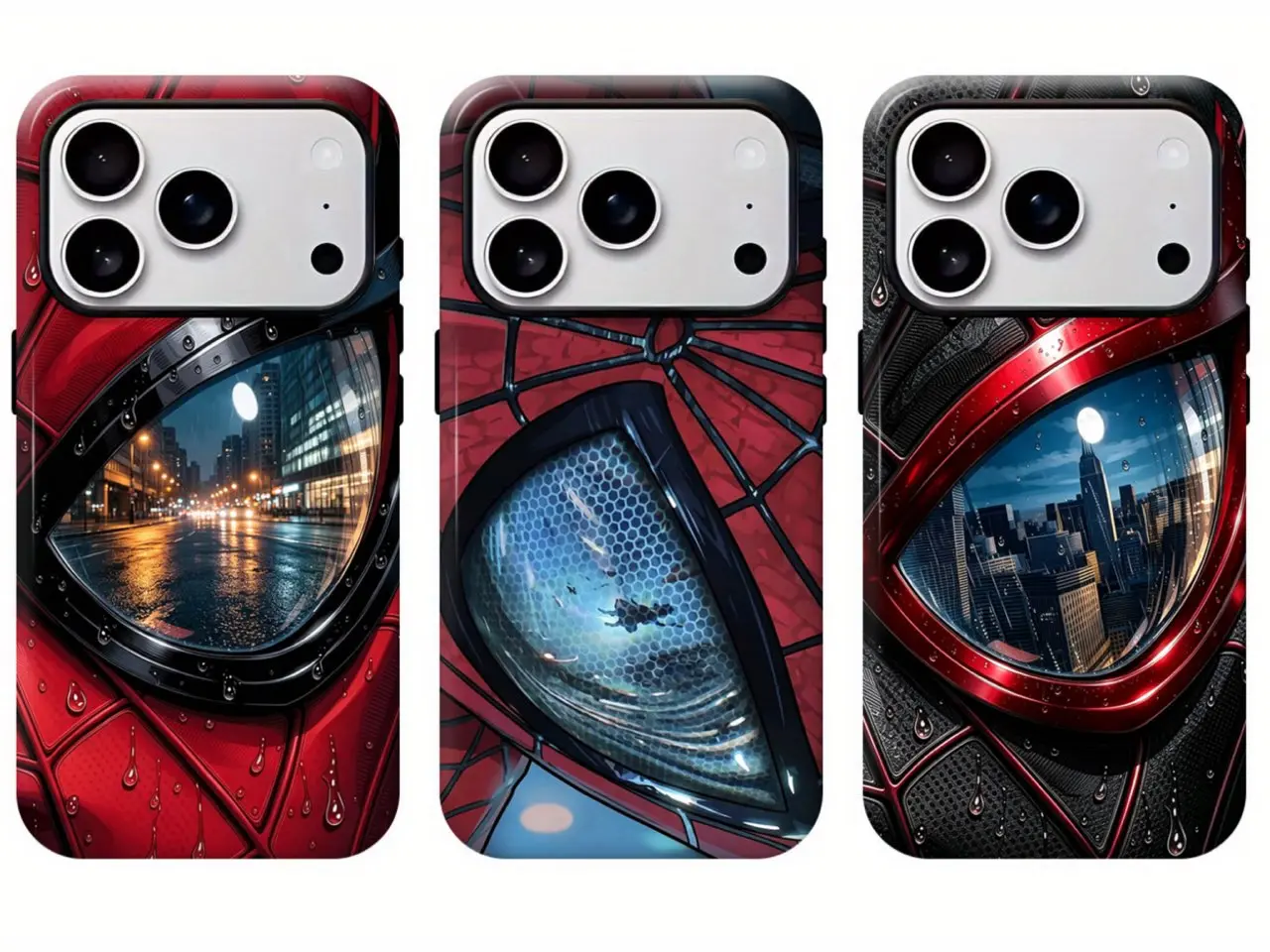 Cool comic hero eye pattern cellphone  casing for iPhone 17 16 15 14 13 12 11 Pro Max XS XR.stylish superhero aesthetic phone protector accessory.