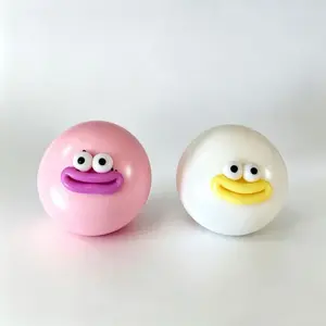 Big Eye Cute Mantou Squishy, Realistic Fluid Stress Relief Fidget Toy, Soft Squeeze Decompression Toy for Kids Adults, Holiday Gift