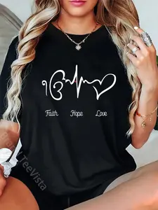 100% Cotton Ik Onkar --Faith Hope Love -- Sikh Clothing --T-Shirt T-Shirt