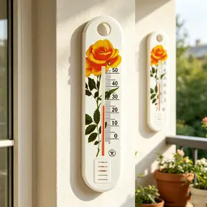 Hanging Greenhouse Thermometer, Temperature Thermometer, Accurate Indoor & Outdoor Temp Sensor, Ideal for Greenhouses & Polytunnels, Stylish Design