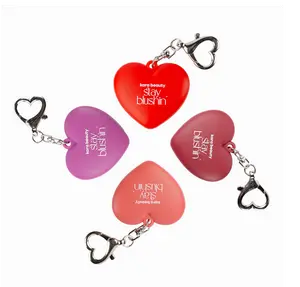 Kara Beauty Stay Blushin' Lip and Cheek Cream Blush Keychain Set Lightweight Makeup with Jojoba Oil & Sodium Hyaluronate for Natural Hydrated Skin Gloss Lipgloss