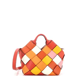 Pre-owned Loewe Leather Tote Bags REBAG Woven Basket Bag Small by Rebag