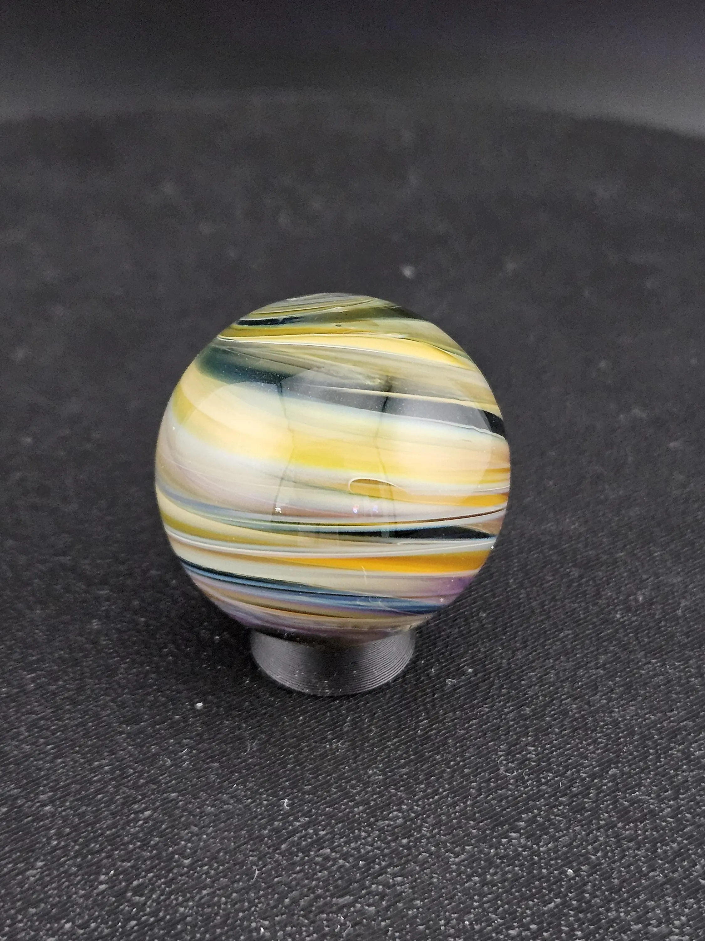 Handmade Glass Marble, Contemporary Art Marble, Glass Art Marble G16 (1.1")