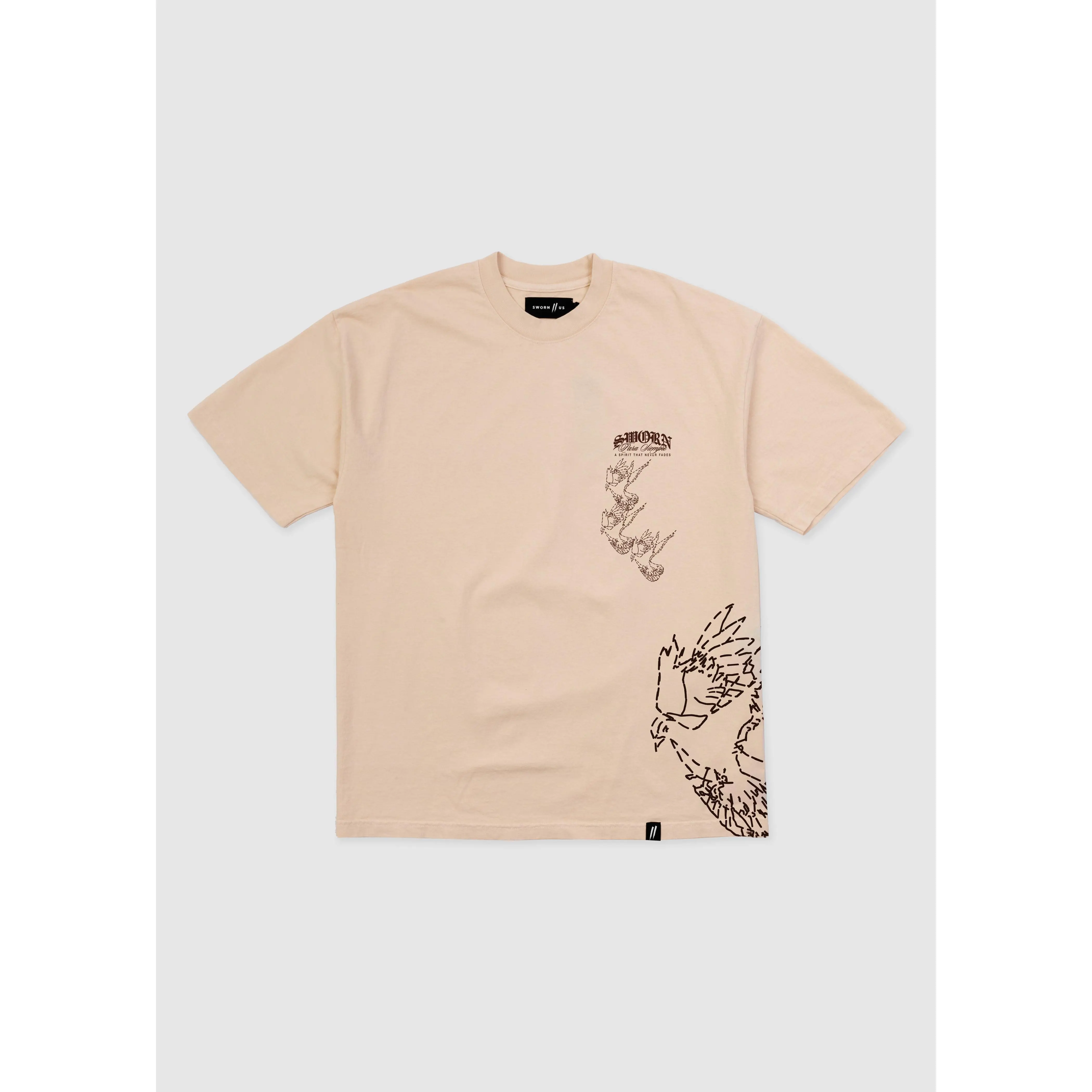 Poetry Spirit Tee // Sand