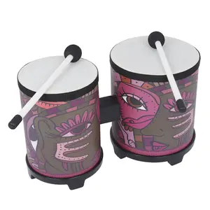 Indian Pattern Drum, 1 Count Creative Drum with Drumsticks, Musical Instrument for Teenager & Adults, Birthday Gift