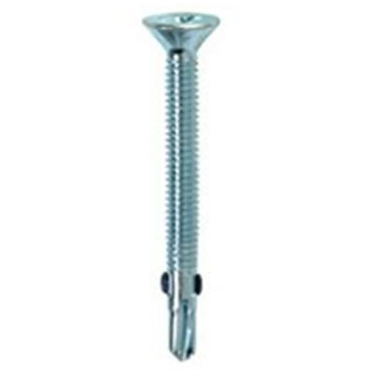 21384 Flat Head Self-Tapping Metal Screws, 12 x 2.75 Inches, Drill Point Design, Ideal for Steel Framing, Equipped with Reamers, Thick Metals