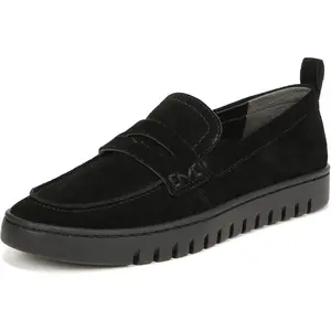 Vionic Womens Uptown Loafer - Black Suede I6609L1001