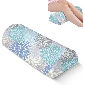 Pillow for  Sleeping - Half Moon Bolster Pillow for ,Under  While Sleeping Support,  &   (21.5x9x5 Inches),Machine Washable Cover