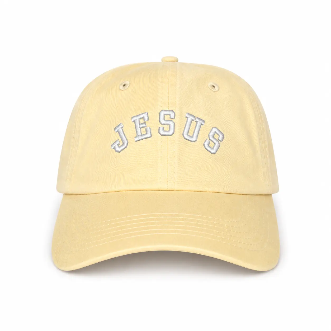 Jesus - Butter Yellow ball cap