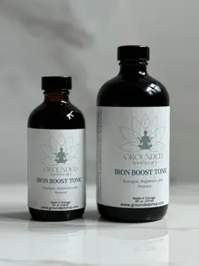 Iron Boost Tonic: Energize Replenish Restore - Natural Energy Booster with Iron-Rich Botanicals & Minerals - Made in Chicago