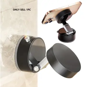 Multifunctional Vacuum Suction Phone Holder, Foldable & Extendable Double-sided Magnetic Kitchen Stand, Phone Accessories for Home & Office