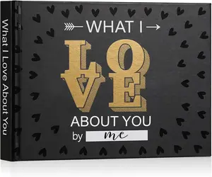 What I Love about You Book - Fill-in-the-Blank Book for Men, Boyfriend, Women, Girlfriend, Husband, Wife, Him, Her - Couples Gifts for Anniversary, Christmas & More - Stocking Stuffer for Men, Women