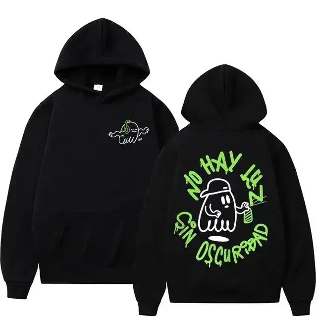 Rapper Feid Ferxxo Mor No Le Temas A La Oscuridad Hoodies for Men Women Fashion Vintage Hoodie Casual Fleece Pullover Hoodie