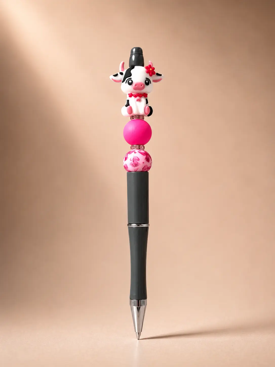 Holy Cow Pal Pen | Beads of Hope T1D – Handmade Silicone Bead Pen