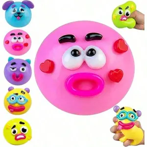 Adult Reshapable Sensory Squishy Toy, Ultra Soft Slow Rising Decompression Toy, Quirky Stretchable Face Toy for Grown-Ups Daily Relax & Desk Fun