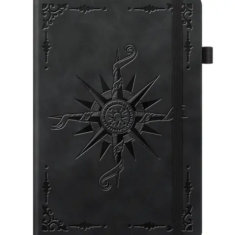 Lined Journal Notebook for Women Men, A5 Hardcover Leather Journals | 200 Pages Thick Paper, Daily Journal Notebook for Work, School, Note Taking, Business, Travel, College Ruled