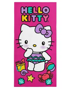 Sanrio Hello Kitty Towel Beach Pool Swim Merch Hello Beach Day 30"x60"