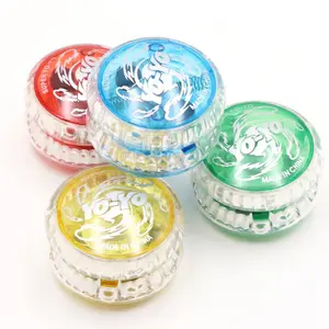 2A Yoyo Glowing Yoyo Plastic Fall Prevention Wear-resistant Durable Portable Concentration Yoyo Toys Puzzle Toys