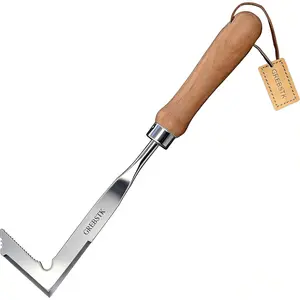 Crack Weeder Crevice Weeding Tool Manual Weeder Beech Handle Lawn Yard Gardening Tool