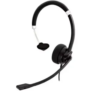 V7 HU411 Deluxe Wired USB Mono Headset with Boom Mic