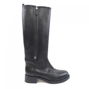 Pre-owned HERMÈS Calfskin Small Leather Goods Hermes Long Boots