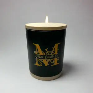 8 oz Glass Jar with Lid – 2-Wick Soy Candle