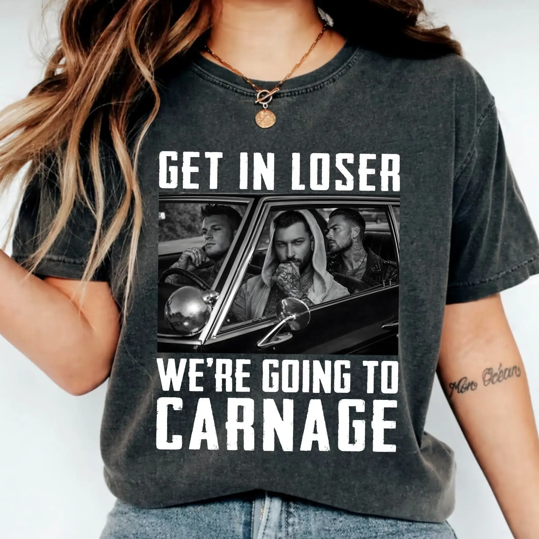 Get In Loser We're Going To Ca.rnage T-Shirt, Spade Brothers Sweatshirt, The Lords Series Hoodie, Carna.ge Madness Chaotic, Shantel Tessier, Dark Romance Reader