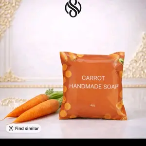 siret carrot soap handmade 1pc