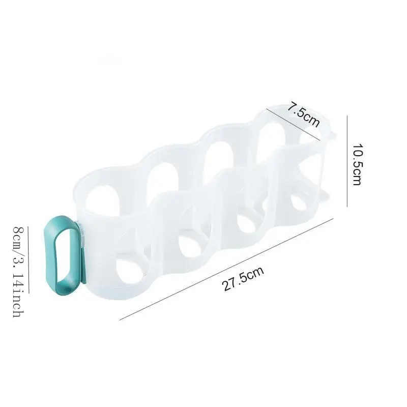 Refrigerator Can Organizer, Transparent Multi-Compartment Storage Box, Portable Beer Soda Bottle Holder, Easy Pull Design, Fridge Storage Organizer, Fridge Organizers And Storage