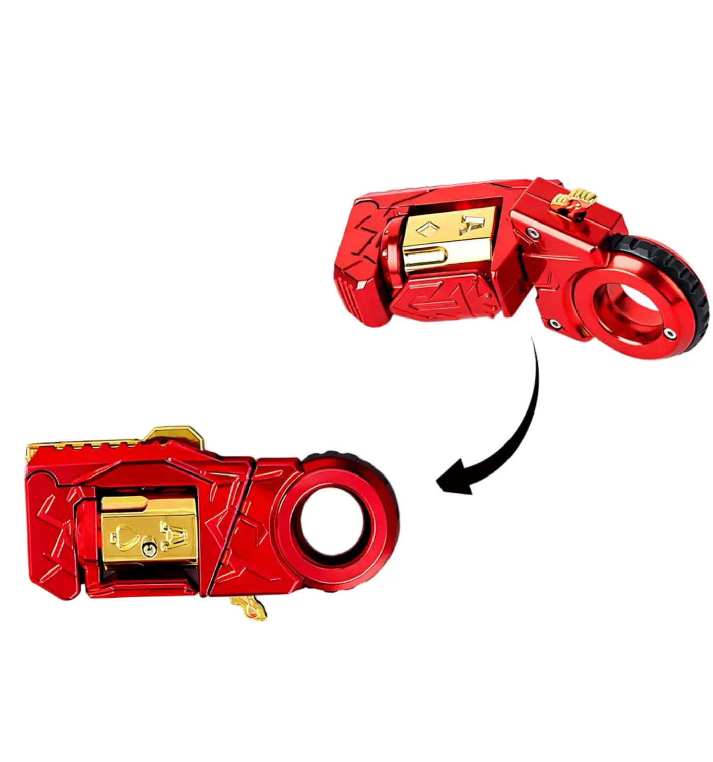 2026 New Solid Metal Fidget Spinner, Heavy Duty Finger Spin Toy, Portable Pocket Stress Relief Toy