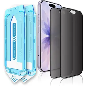 2-Pack Matte Anti-Glare  Screen Protector for  | Dust-Install Design | Anti-Spy Tempered Glass | Blue Light Blocking |  Clear & Scratch Resistant ( 17 Air)