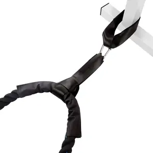 Battle Rope Anchor Strap Kit Accessories with Carabiner, Nylon Straps, Protecting Cover