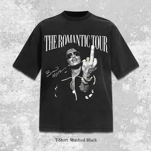 24K Magic The Romantic Tour T-Shirt Vintage Graphic Tee, Music Fan Gift, Aesthetic Streetwear Outfit, Retro Mr 24k Tee, Unisex Oversized Shirt, Summer Outfit Trendy Fashion, Retro 90s Music Style, New Tour 2026 Gift For Fans Classic