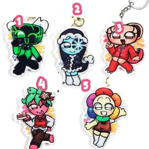 Dandy’s world acrylics keychain | Dandy | Shelly | Vee | Astro | Sprout |