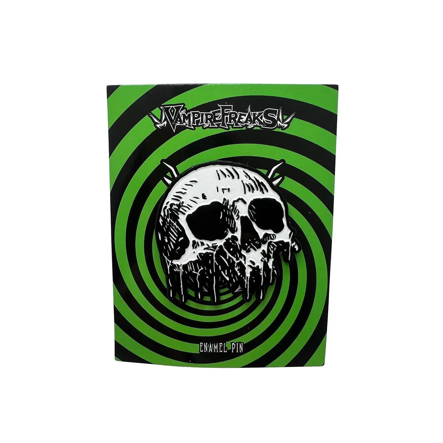 Skull Drip Enamel Pin