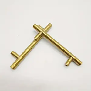 20pcs Gold Stainless Steel Durable Handles - Length 150mm, Suitable for Cabinets, Drawers, Cabinet Doors, Trays, etc., Scr