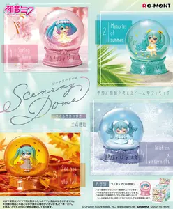 Re-Ment Hatsune Miku Series Scenery Dome - A Story of Seasons Blind Box - 1 Random Figure