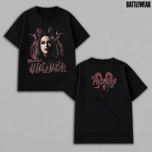 Stephanie Vaquer WWE T-Shirt, La Primera Gothic Demon Graphic Tee, Double Sided Heavy Cotton Shirt, Dark Aesthetic Wrestling Streetwear, Womens Menswear Fan Apparel 2026