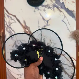 Luxury Asoebi Bridal Hand Fan Nigerian Wedding Fan Elegant Crystal Tulle Bridesmaid Fan