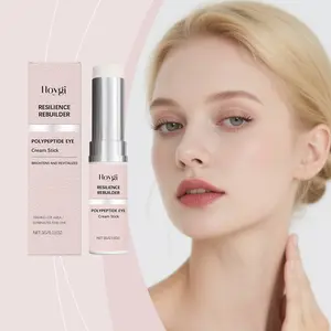 Hoygi Peptide Eye Cream Stick Under Eye Cream - Eye Cream Moisturizer Acetyl Hexapeptide-8 Anti-Wrinkle | Coffee Extract Dark Circle Reducer, Firming Puffiness Relief & Non-Greasy Makeup Base