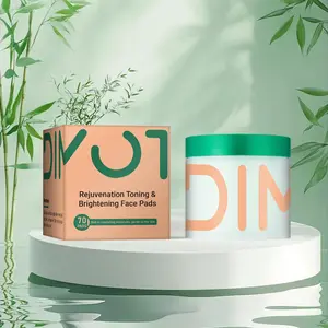 Hydrating, Moisturizing & Brightening Toner Pads, Facial Toner Pads with Snail Mucin, Niacinamide, Sodium Hyaluronate, Centella Asiatica & Licorice Extracts, Cosmetic, Body Care