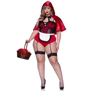 Plus Size Naughty Miss Red Costume