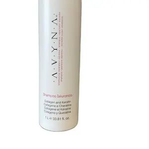 Avyna Shampoo LaluronICO Collagen and Keratin 1L 33.81 fl oz Hair Care Product Conditioner Haircare Repair Silky Gentle Hyaluronic Cleansing Cleanser